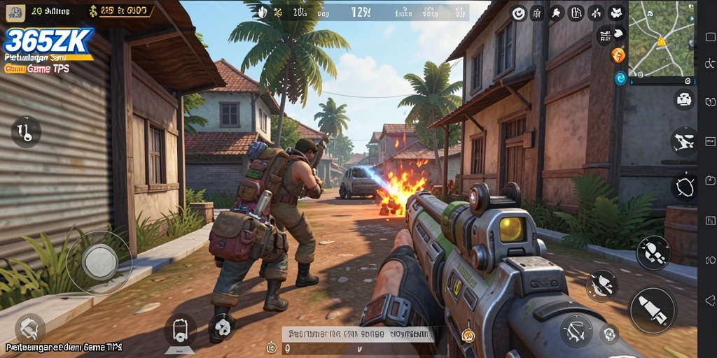 Tampilan gameplay menarik dari 365ZK di dalam aksi TPS.