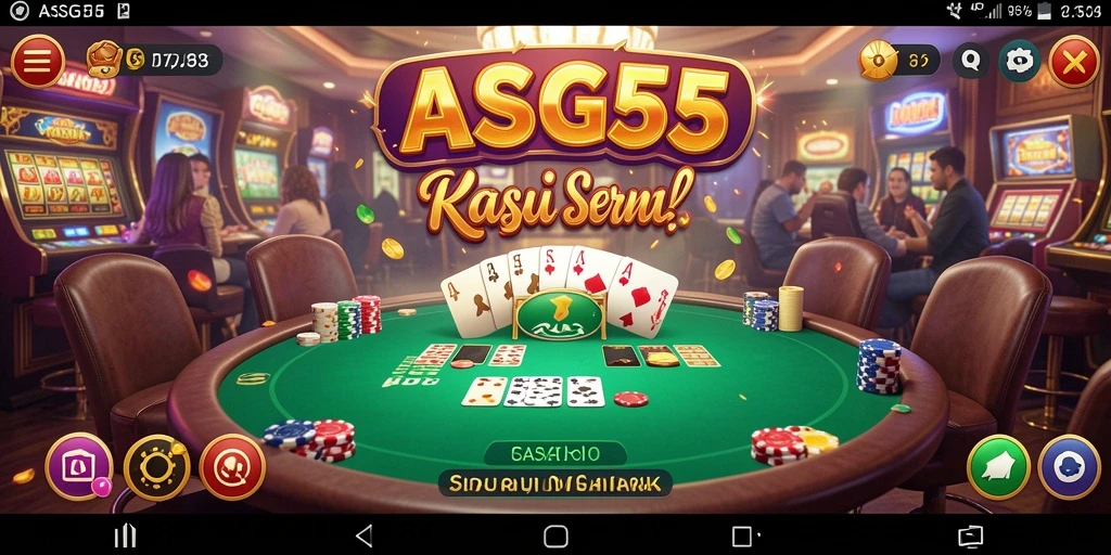 Tampilan gameplay seru dari ASG55 di Kasino.