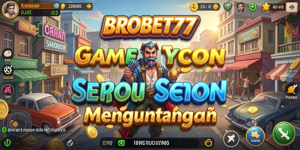Tampilan gameplay <strong>BROBET77</strong> yang mendebarkan dengan elemen Tycoon.