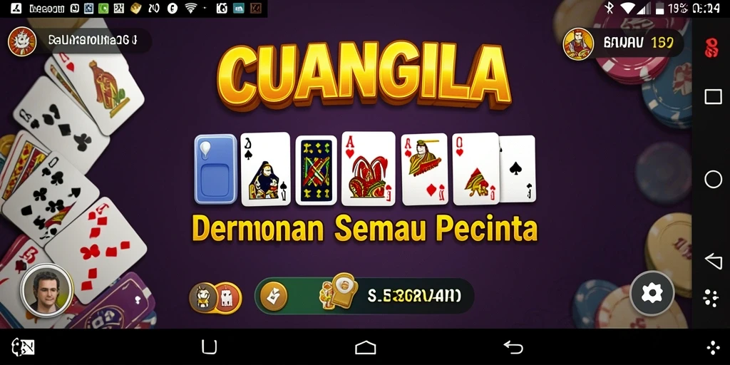 Tampilan grafis CUANGILA yang memukau saat bermain Domino.
