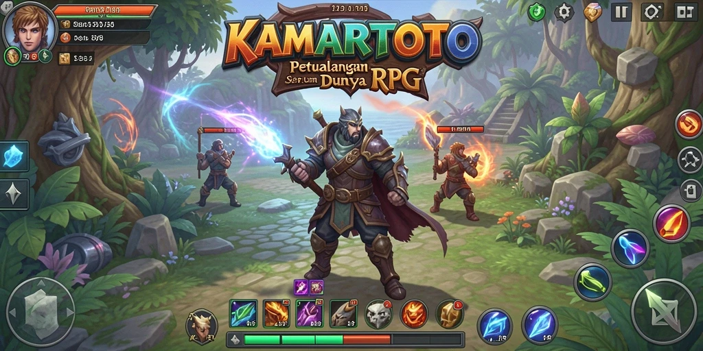 Screenshot gameplay KAMARTOTO dengan aksi pertarungan menegangkan.