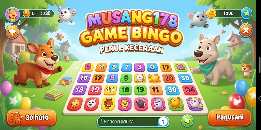 Tampilan menarik dari gameplay Bingo di MUSANG178.