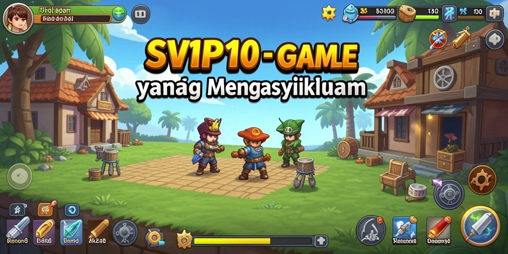 Tangkapan layar gameplay SVIP10 menunjukkan aksi Idle yang mengasyikkan.