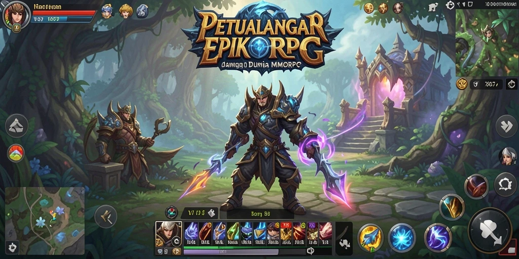 Screenshot V87 menampilkan momen menegangkan dalam pertempuran MMORPG.
