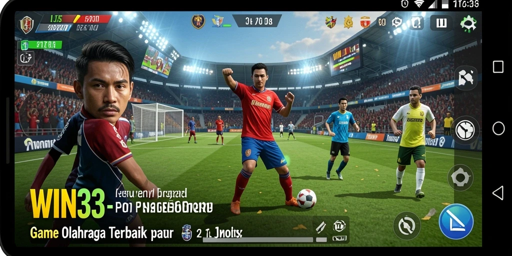 Tampilan menarik dari gameplay WIN33 yang penuh aksi olahraga.